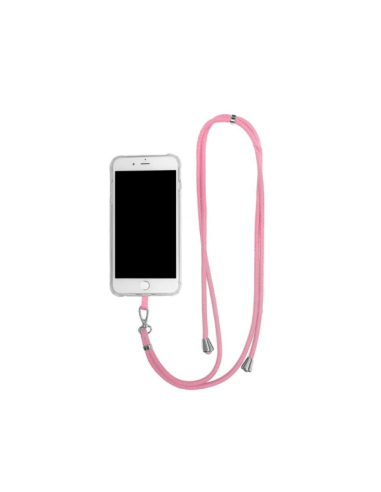 Cordão SafetyPhone Ajustável Universal para Capa de Smartphone Rosa