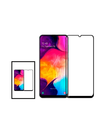 Kit 2 Vidro Premium Full Cover para Samsung Galaxy A33 5G - Transparente/Preto