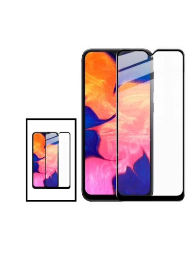 Kit 2 Película de Vidro Temperado 5D Full Cover para Samsung Galaxy A04 - Transparente/Preto
