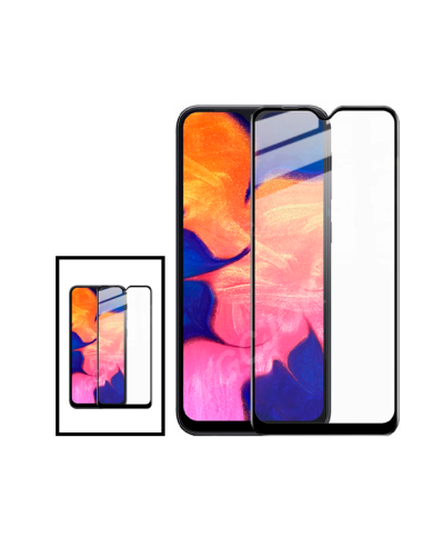 Kit 2 Película de Vidro Temperado 5D Full Cover para Samsung Galaxy A04e - Transparente/Preto