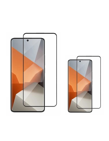 Kit 2 Película de Vidro Temperado 5D Full Cover Phonecare para Xiaomi Poco X6 Pro 5G - Transparente/Preto