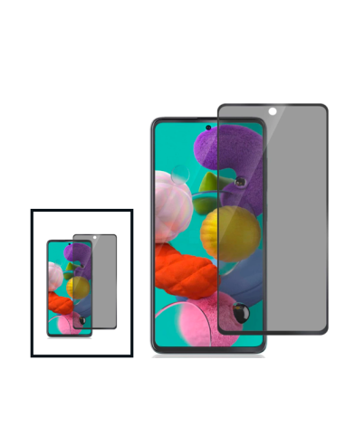 Kit 2 Películas de Vidro Anti-Spy para Xiaomi Redmi Note 11 Pro 5G - Transperente/Preto
