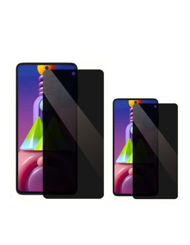 Kit 2 Películas de Vidro Anti-Spy Phonecare para Oppo A58 4G - Transperente/Preto