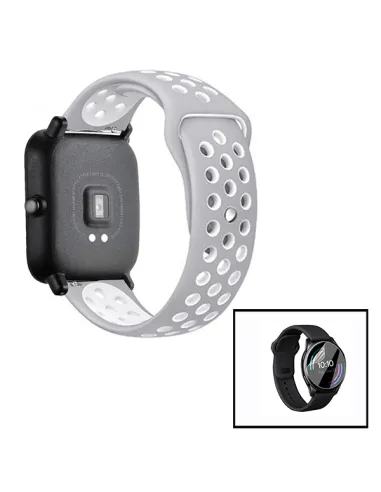 Kit Bracelete SportyStyle + Película de Venu - Cinza / Branco