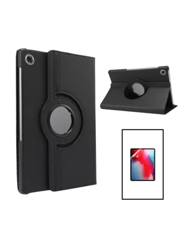 Kit Capa 360 Rotation + Película Hydrogel Frente para Lenovo Tab M10 (Gen 3) - Preto