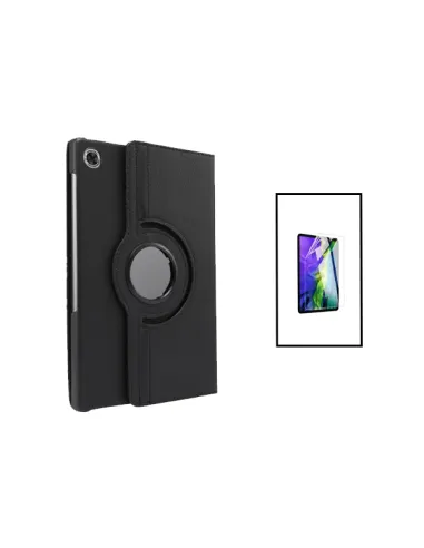 Kit Capa 360 Rotation + Película Hydrogel Frente para Lenovo Tab M10 Plus (Gen 3) 10.6 - Preto