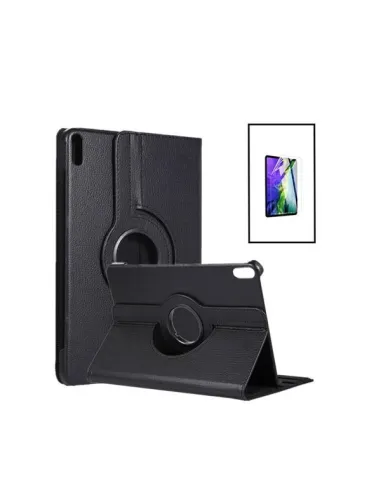 Kit Capa 360 Rotation + Película Hydrogel Frente  para Samsung Galaxy Tab A9 - Preto