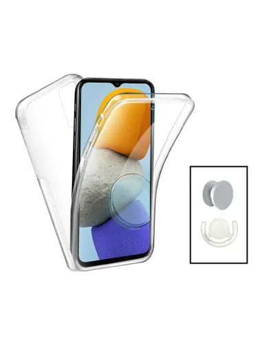 Kit Capa 360° Impact Protection + 1 GripHolder + 1 Suporte para Xiaomi Redmi A2 - Transparente/Branco