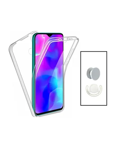 Kit Capa 360° Impact Protection + 1 GripHolder + 1 Suporte para Xiaomi Redmi A2+ Plus - Transparente/Branco