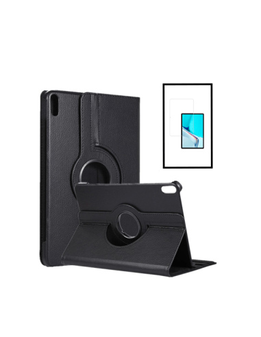 Kit Capa 360 Rotation Anti-Impact Protection + Película de Vidro Temperado 5D Full Cover Phonecare para Samsung Galaxy Tab A9 - 