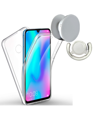 Kit Capa 3x1 360° Impact Protection + 1 GripHolder + 1 Suporte GripHolder Branco para Huawei Honor 10 Lite