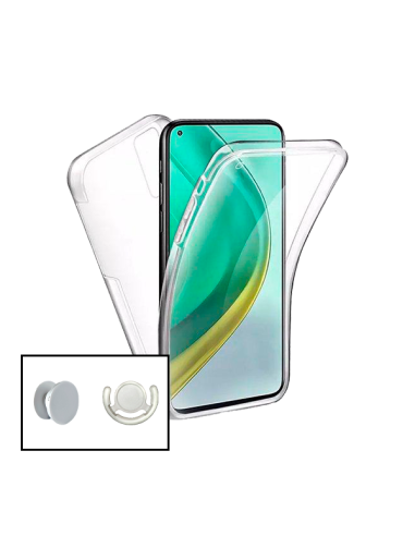 Kit Capa 3x1 360° Impact Protection + 1 GripHolder + 1 Suporte GripHolder Branco para Oppo A33 (2020)