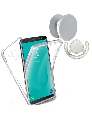 Kit Capa 3x1 360° Impact Protection + 1 GripHolder + 1 Suporte GripHolder Branco para Samsung Galaxy A60