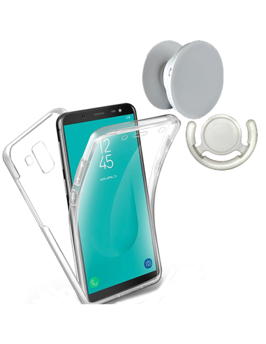 Kit Capa 3x1 360° Impact Protection + 1 GripHolder + 1 Suporte GripHolder Branco para Samsung Galaxy A70