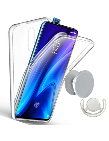 Kit Capa 3x1 360° Impact Protection + 1 GripHolder + 1 Suporte GripHolder Branco para Xiaomi Mi Note 10