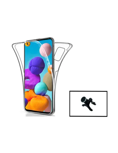 Kit Capa 360° Impact Protection + Suporte Magnético Reforçado para Samsung Galaxy A12