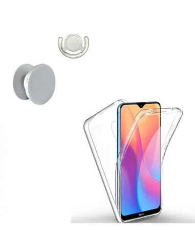 Kit Capa 3x1 360° Impact Protection + 1 GripHolder + 1 Suporte GripHolder Branco para Xiaomi Redmi 8