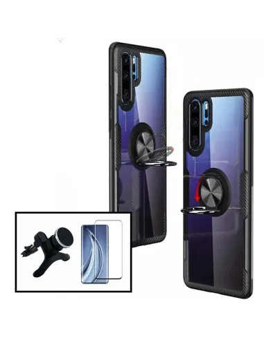 Kit Capa 3x1 Clear Armor + Vidro Premium Full Cover + Suporte Magnético Reforçado para Xiaomi Poco M2 Pro