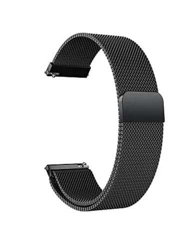 Bracelete Milanese Loop Fecho Magnético para Huawei Watch GT 2e - 46mm - Preto