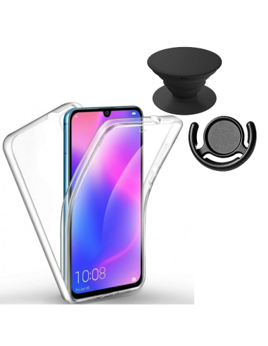 Kit Capa 3x1 360° Impact Protection + 1 GripHolder + 1 Suporte GripHolder Preto para Huawei Y6s (2019)