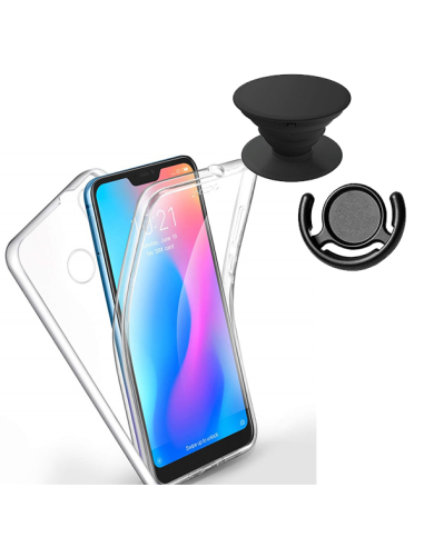 Kit Capa 3x1 360° Impact Protection + 1 GripHolder + 1 Suporte GripHolder Preto para Xiaomi Mi 9