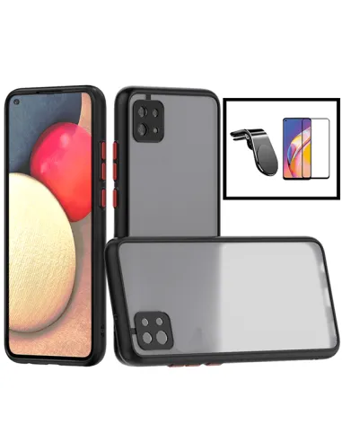 Kit Capa Camera Protection + Vidro Temperado Premium + Suporte Magnético L para Xiaomi Mi 11 Lite 5G NE - Preto