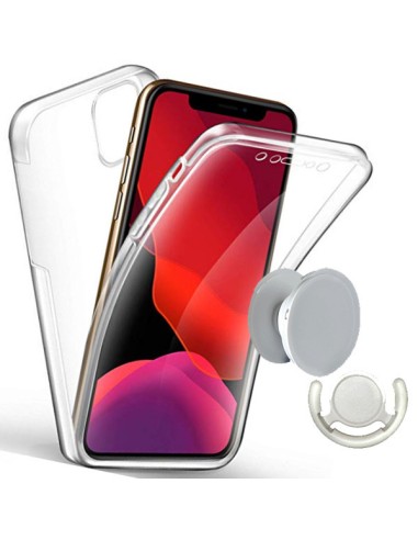 Kit Capa 3x1 360°Impact Protection + 1 GripHolder + 1 Suporte GripHolder Branco para iPhone 11 Pro