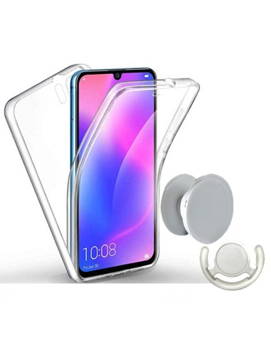 Kit Capa 3x1 360°Impact Protection + 1 GripHolder + 1 Suporte GripHolder Branco para Xiaomi Redmi Note 7 Pro