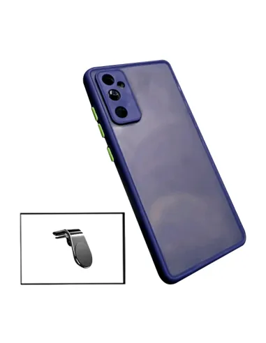 Kit Capa Camera Protection + Suporte Magnético L para Samsung Galaxy A13 - Azul