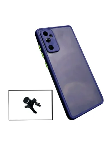 Kit Capa Camera Protection + Suporte Magnético Reforçado para Samsung Galaxy A13 - Azul