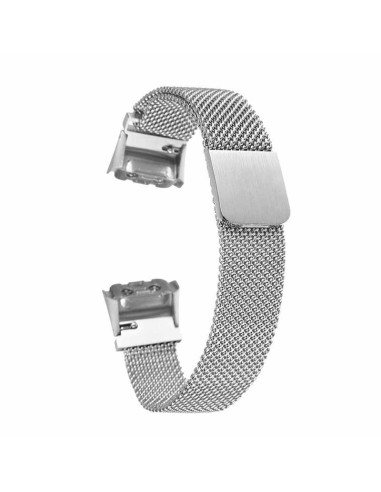 Bracelete Milanese Loop Fecho Magnético para Samsung Galaxy Fit (R370) - Cinza