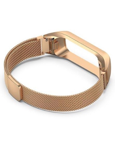Bracelete Milanese Loop Fecho Magnético para Samsung Galaxy Fit e (R375) - Rosa