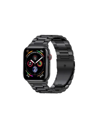 Bracelete Aço Stainless Lux para Apple Watch SE (2022) - 44mm - Preto