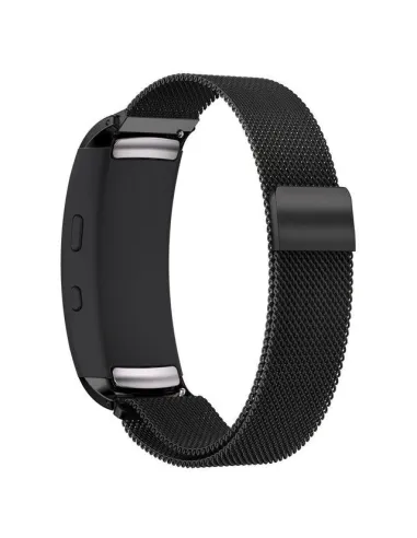 Bracelete Milanese Loop Fecho Magnético para Samsung Galaxy Fit e (R375) - Preto