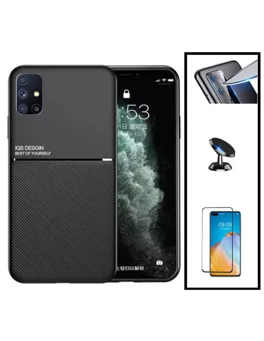 Kit Capa Magnetic Lux + Vidro Full Cover + Película de Câmara + Suporte Magnético para Huawei P40 Pro