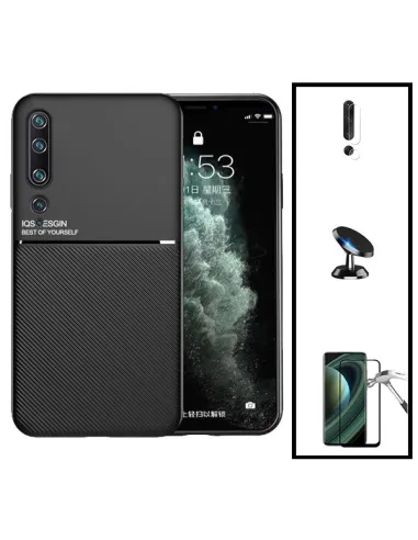 Kit Capa Magnetic Lux + Vidro Full Cover + Película de Câmara + Suporte Magnético para Xiaomi Mi 10 5G