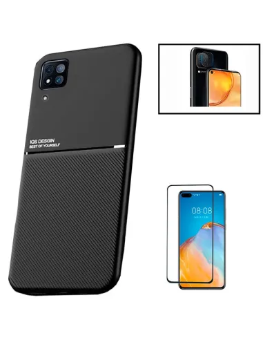 Kit Capa Magnetic Lux + Vidro + Película de Câmara para Huawei P40 Lite