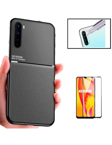 Kit Capa Magnetic Lux + Vidro + Película de Câmara para Realme X3