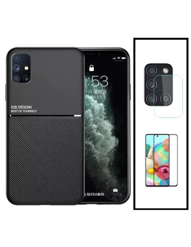 Kit Capa Magnetic Lux + Vidro + Película de Câmara para Samsung Galaxy A21s