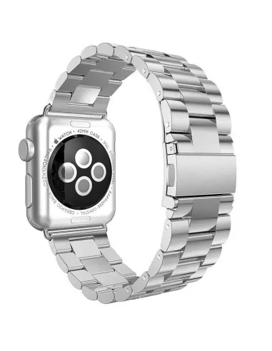 Bracelete Aço Stainless Lux para Apple Watch Series 3 - 38mm - Cinza