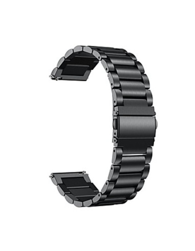 Bracelete Aço Stainless Lux + Ferramenta para AmazFit Pace / Stratos / Stratos 2 / GTR47 - Preto