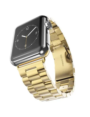 Bracelete Aço Stainless Lux para Apple Watch Series 4 - 40mm - Ouro