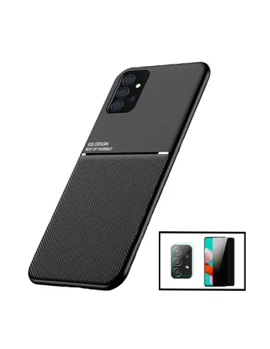 Kit Capa Magnetic Lux + Anti-Spy + Película de Câmara para Samsung Galaxy A52