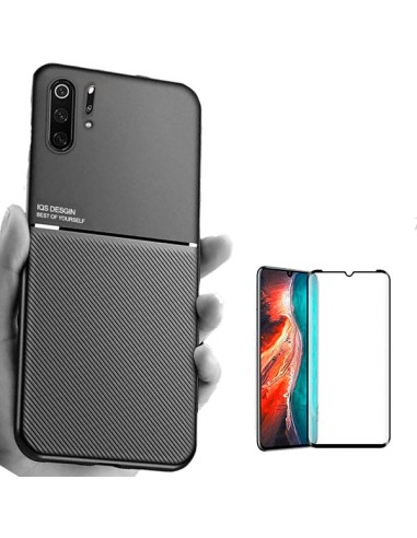 Kit Capa Magnetic Lux + 5D Full Cover para Huawei P30 Pro New Edition