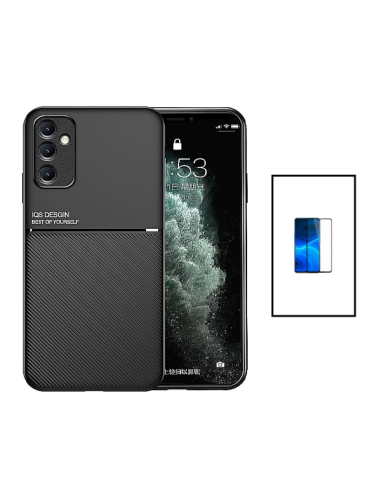 Kit Capa Magnetic Lux + 5D Full Cover para Samsung Galaxy A14 - Preto
