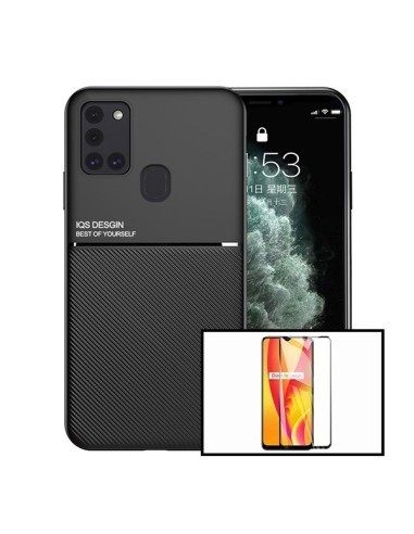 Kit Capa Magnetic Lux + 5D Full Cover para Samsung Galaxy M30s