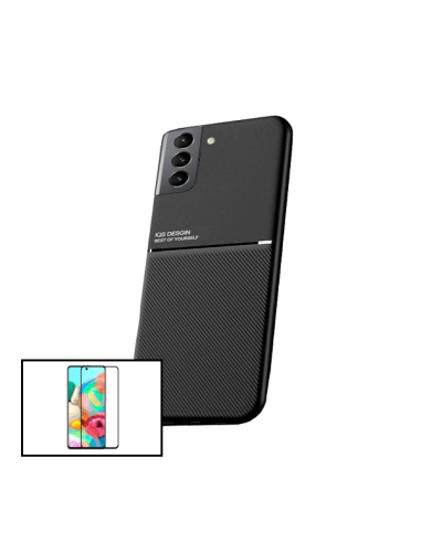 Kit Capa Magnetic Lux + 5D Full Cover para Samsung Galaxy S21+ 5G