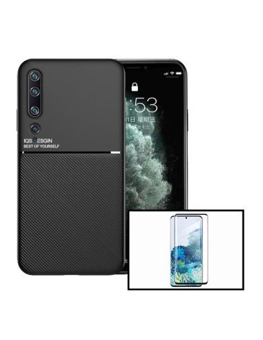 Kit Capa Magnetic Lux + 5D Full Cover para Xiaomi Mi Note 10