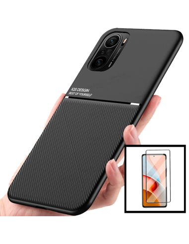 Kit Capa Magnetic Lux + 5D Full Cover para Xiaomi Redmi K40