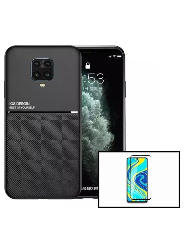 Kit Capa Magnetic Lux + 5D Full Cover para Xiaomi Redmi Note 10 Lite